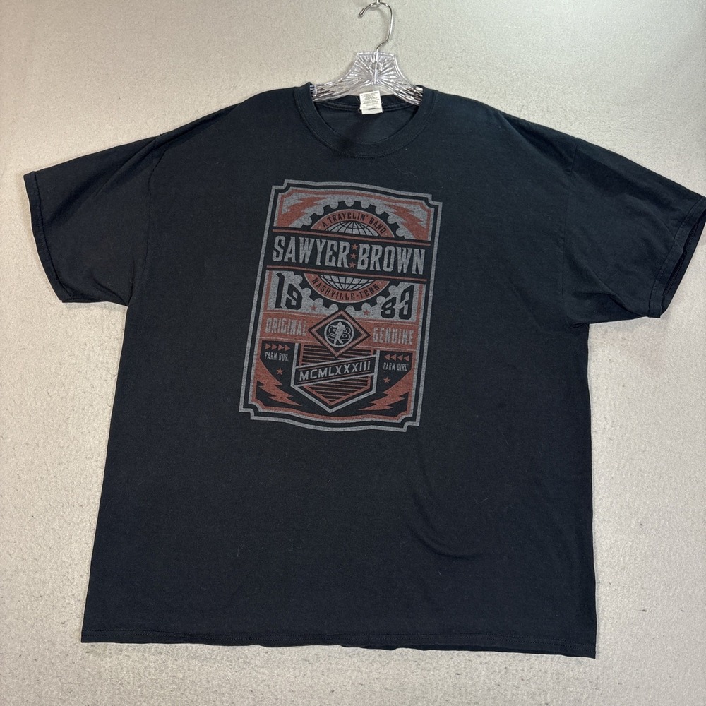 Vintage 90's Sawyer Brown Welcome To The Show 2XL T -Shirt